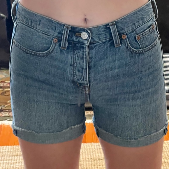 Madewell Denim Cut Off Shorts - Picture 2 of 5